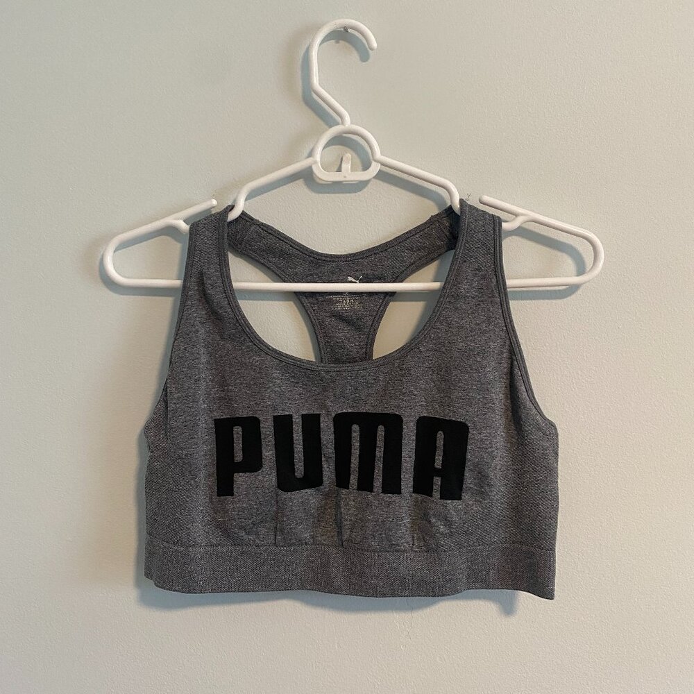 Puma Grey Sports Bra